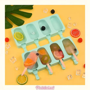 Moldes De Silicona Para Helados Molde Silicona Reposteria Paletas Helado 0417 Paletas Heladas Cakesicles Juego De Moldes... Multicolor