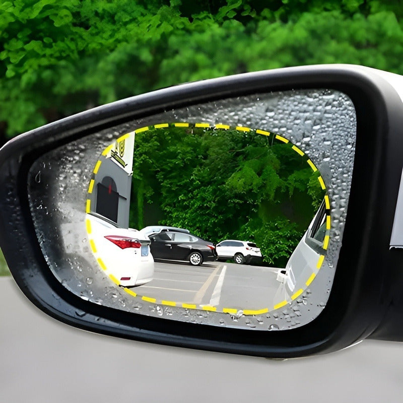 X2 Lamina Antiempañante Laminas Adhesiva Espejo Retrovisor