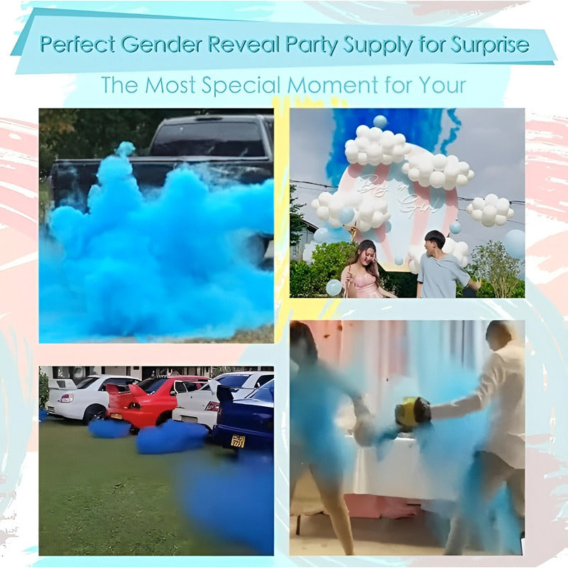 Extintor Revelacion Genero Extintor Humo Spray Color 110grs Azul