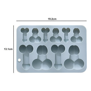 Moldes De Silicona Reposteria Mini Pene Molde Silicona 10cav