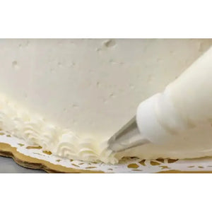 Pack X3 Manga Pastelera Profesional Tela Mangas De Tela 40cm Blanco