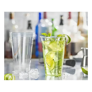 50 Vaso Plastico Desechable Vasos Transparentes 16oz 500ml Transparente Vasos Plásticos Vasos Desechables Vasos Para Bebidas Frías Vasos Para Frappé Vasos Grande Juego De Vasos Plasticos Pasteleriuscl