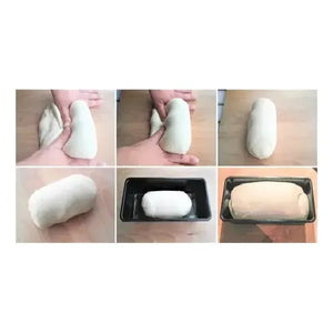 Pack X4 Molde Pan Molde Para Pan De Molde Rectangular 20cm Molde 20cm Rectangular Fijo Para Pastel Biscocho Molde Rectangular Queque 20cm Molde Fijo 20cm Para Pan De Sandwich Pasteleriuscl Gris