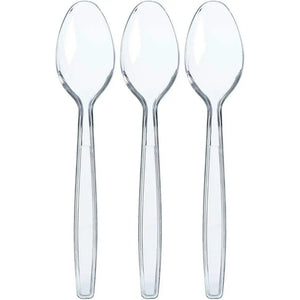 50 Cucharas Helado Cucharas Postres Cucharas Desechables Cucharas De Plástico Transparente Desechables Cucharaditas Desechables Cucharas De Plástico Degustación De Helados Postres Pasteleriuscl