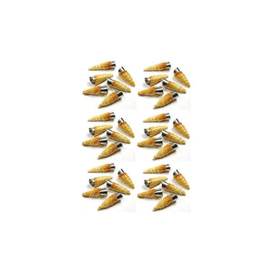 36 Cono Molde Para Cannoli Cachito Croissant Pan Cono Cachit Gris