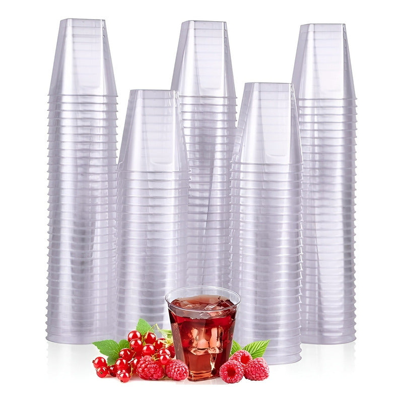 Set X80 Vasos Plasticos Pocillos Para Postres Vasos Shot 2oz