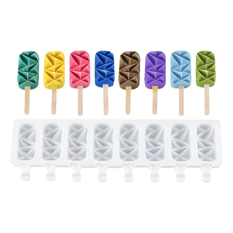 Moldes De Silicona Para Helados Molde Paletas Helado 8c 445 Blanco