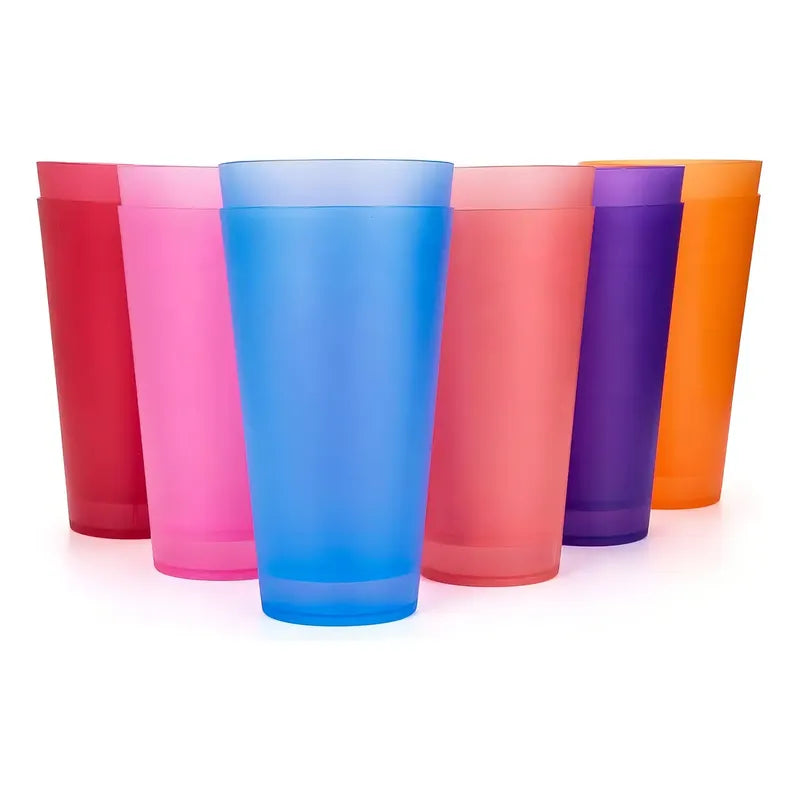 X12 Set De Vasos Vasos Plastico Vasos Reutilizables De Fiesta Vasos De Fiesta Vasos Plasticos Vaso Vasos De Plastico Pasteleriuscl Multicolor