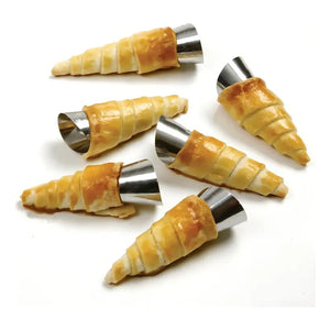 Pack X24 Cono Molde Para Cannoli Molde Cocina Cachito Croissant Pan Danes Molde Cono Molde De Cachitos Molde Para Cannoli Molde Para Conito Molde Cachito Molde Cannoli Molde Pasteleriuscl Gris