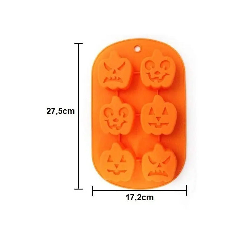 Moldes Halloween Moldes Silicona Halloween Molde Calabaza Naranjo