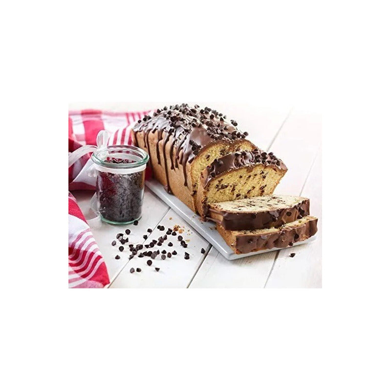 Molde Pan Molde Para Pan De Molde Rectangular Queque 25cm Gris