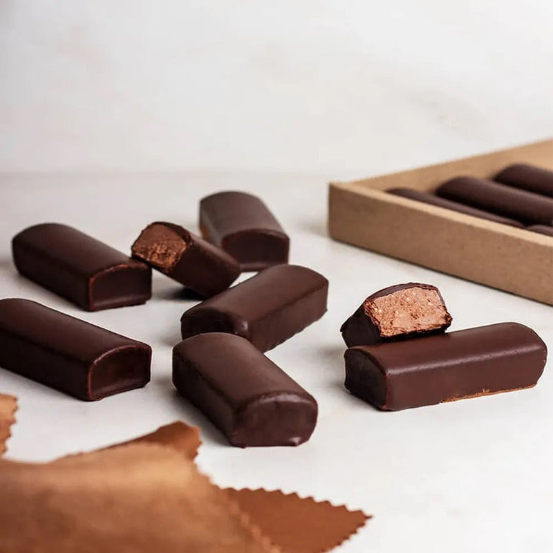 2 Moldes Silicona  Chocolate Molde De Silicona Barra Cereal Marrón