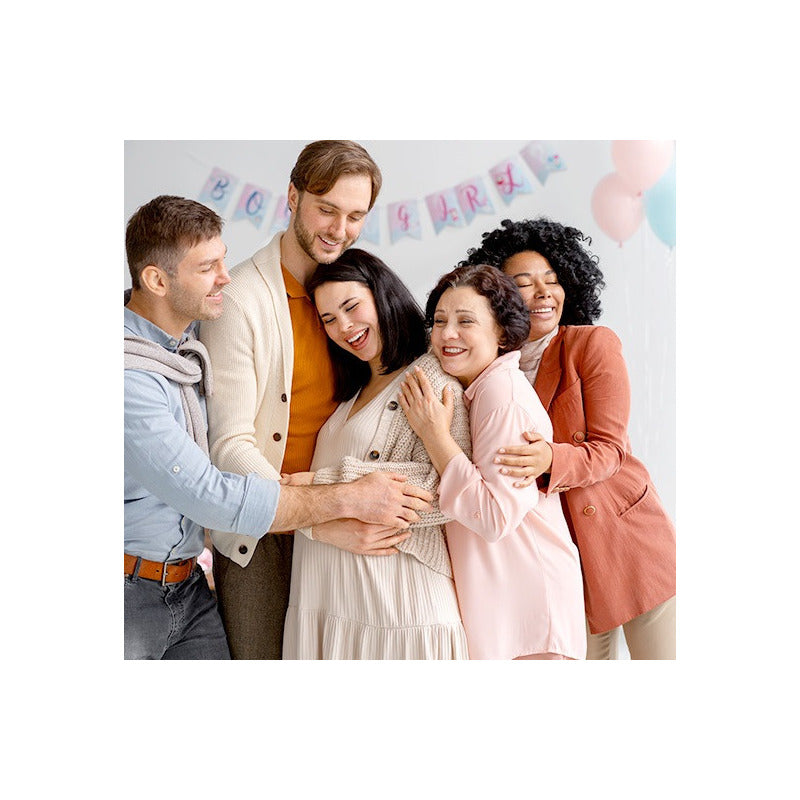 Packx2 Extintor Humo Revelacion De Genero Cañon Spray Color  Ros-151041