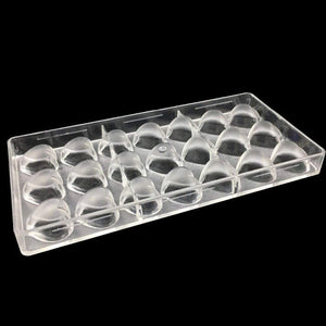Pack X4 Molde Chocolate Molde De Chocolate Acrilico Corazón Gris