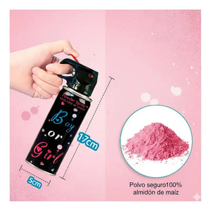 Pack 4 Extintor Humo Revelacion Spray Color Revelacion Genero Rosado