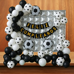Set De Globos Decoracion Cumpleaños Futbol Cotillon Fiestas