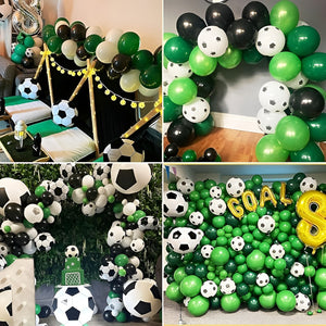 Arcos De Globos Decoracion Globos Verde Globos Futbol 94pcs