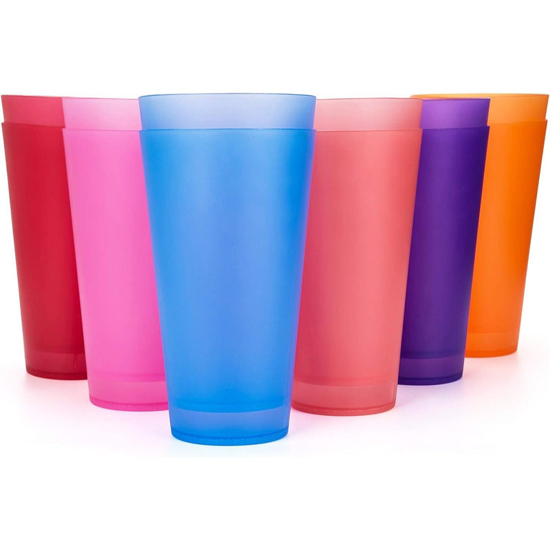 24 Set De Vasos Vasos Plastico Vasos Reutilizables De Fiesta - Al Azar