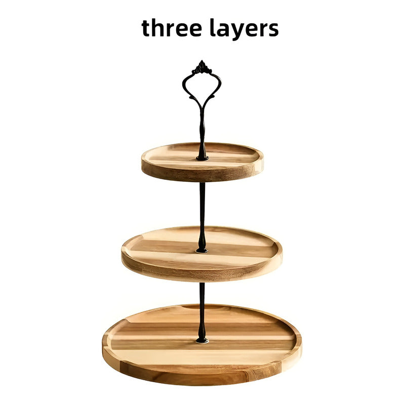 Porta Cupcakes Base Para Cupcakes Alzadores Candy Bar 3niv Marrón / Porta Cupcake Madera 3 Niv