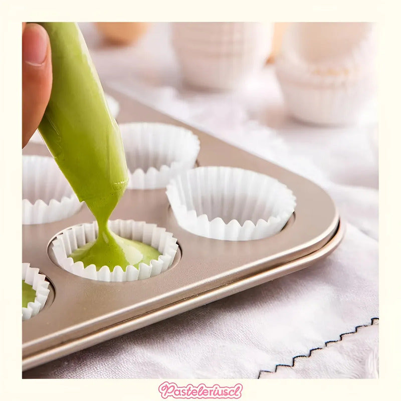 Moldes 24 Cupcakes Molde Mini Muffins Moldes Reposteria Bandeja Para Magdalenas Utensilio De Repostería Para Cupcakes... Dorado