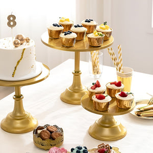 Set 3 Porta Cupcake Base Para Tortas Porta Tortas Exhibicion