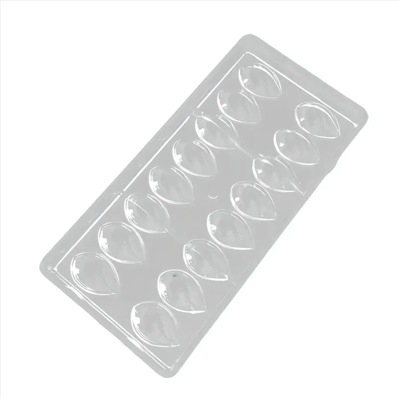 Molde Chocolate Acrilico Molde De Chocolate Molde Ovalado Molde Ovalado Moldes De Bombones Moldes Para Trufas Bombones... Transparante