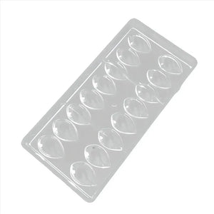 Molde Chocolate Acrilico Molde De Chocolate Molde Ovalado Molde Ovalado Moldes De Bombones Moldes Para Trufas Bombones... Transparante