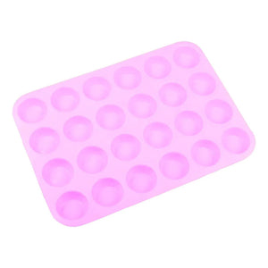 Pack X2 Molde Cupcakes 24 Cupcakes Molde Silicona Reposteria Multicolor