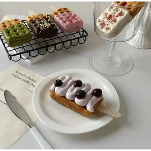 Wafflera Maquina Para Waffles Waflera Industrial Waffle 6cav Plateado