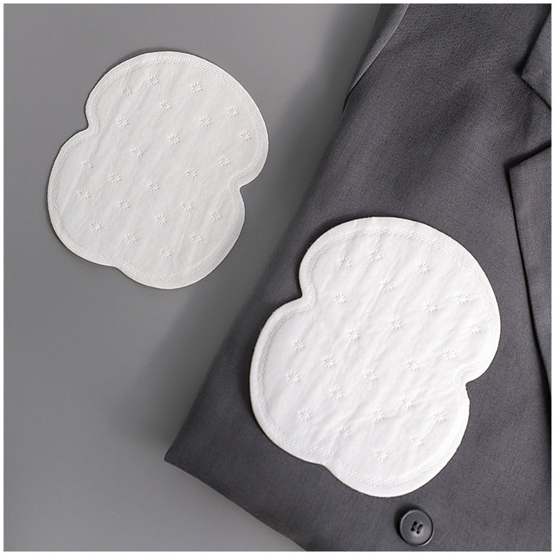 30 Parches Protectores Piel Antitranspirantes Axilas Polera Blanco