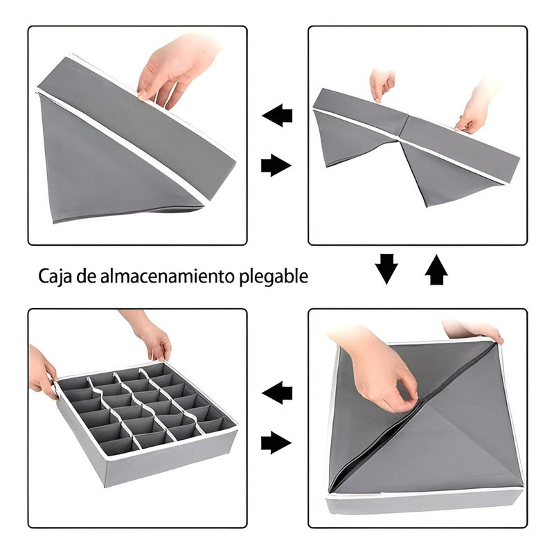 Pack X4 Organizador De Ropa Interior Organizador De Cajones Al Azar 213