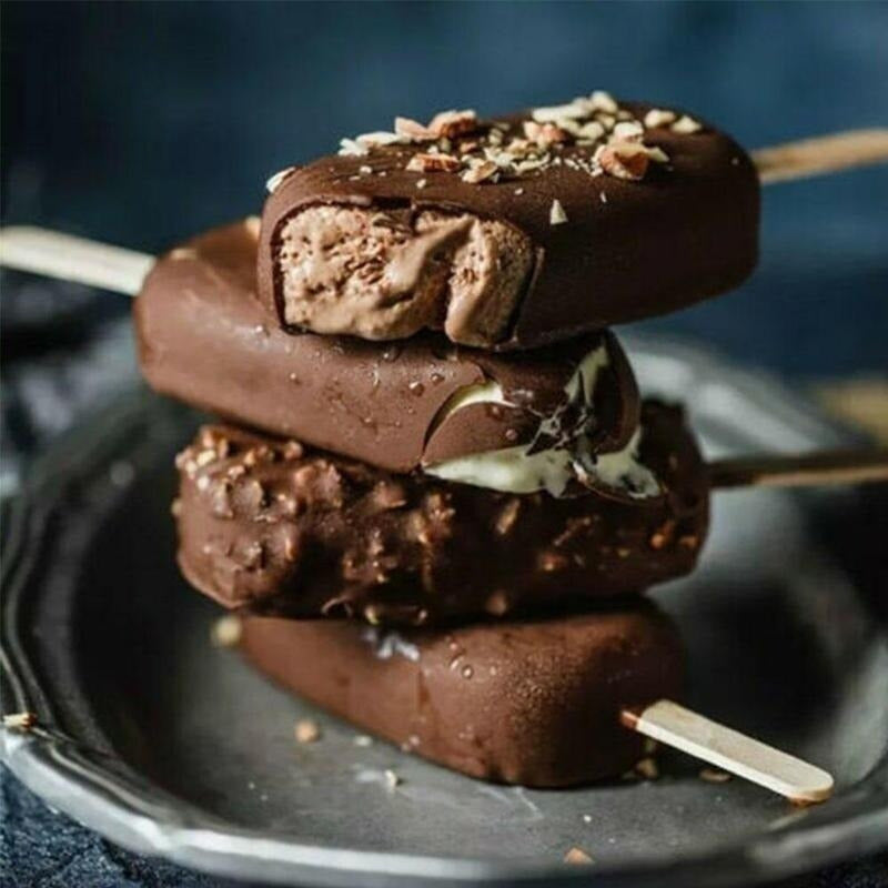 Moldes De Silicona Para Helados Molde Paletas Helado 0417 Blanco