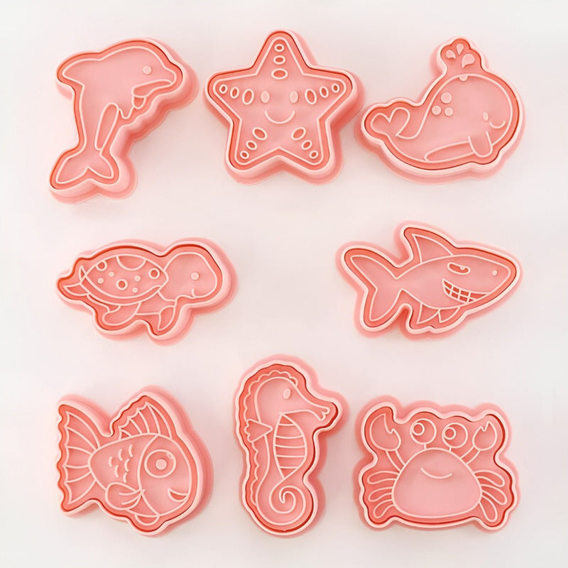 Moldes Para Galletas Peces Molde Galletas Cortadores Mar - - Ck-17 Peces 109859