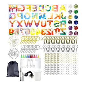 Kit Resina Moldes De Resina Epoxi Para Manualidades 363pcs