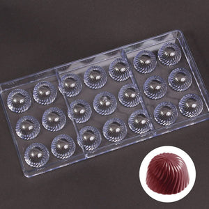 Pack X2 Moldes Chocolate Limon + Moldes Policarbonato Trufa