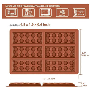 Moldes De Chocolate Moldes Bloque Chocolate Silicona Apilabl Bordó