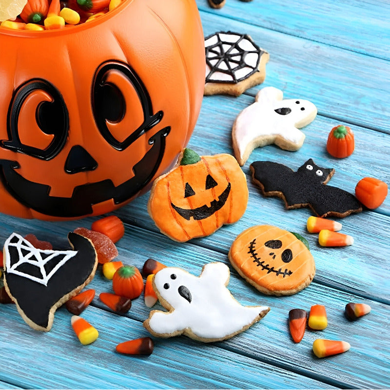 Moldes Galletas Halloween Cortador De Galletas Murcielagos  Rosa Claro