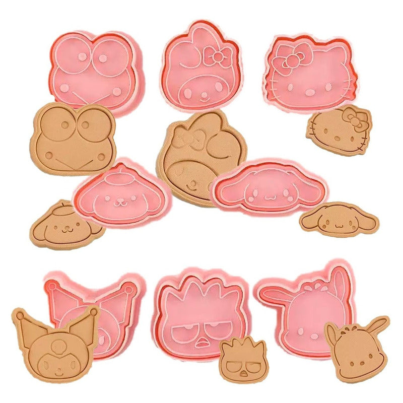 Cortador Galletas Hello Kitty Cortadores Galletas Badtz-maru Rosa