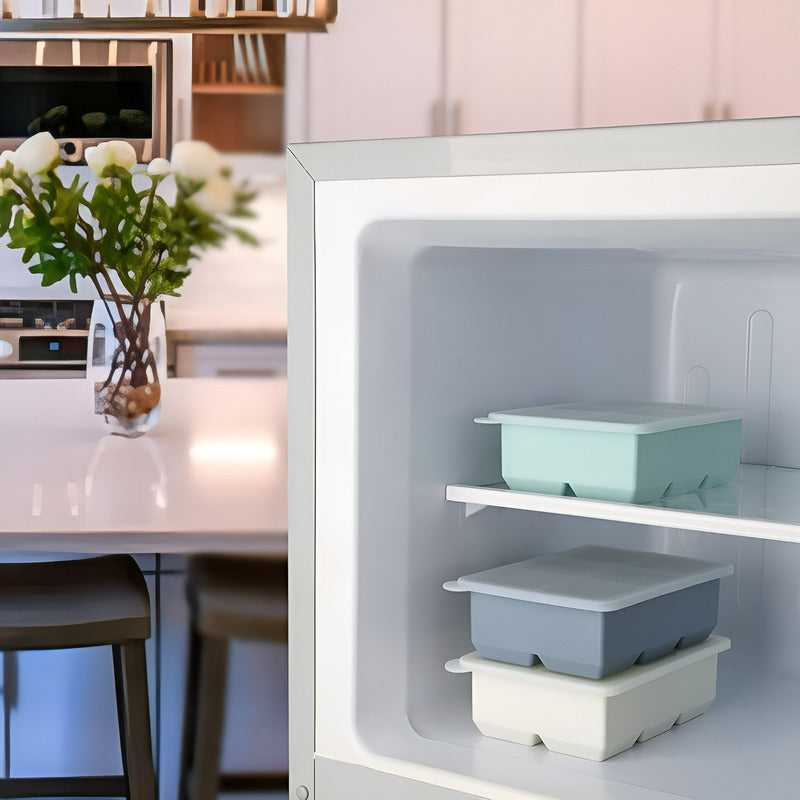 Cubetas Hielo Cubetera Cubetas Silicona Cubeta C/tapa 6cav Multciolor / Cubetas Silicona Con Tapa 6cav