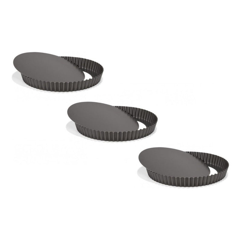 Pack X3 Molde Desmontable Moldes Desmontables Moldes 26cm