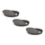 Pack X3 Molde Desmontable Moldes Desmontables Moldes 24cm Gris