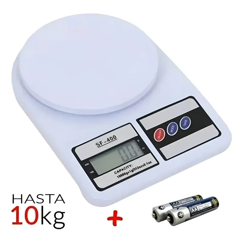 Balanza De Cocina Digital Genérica Sf-400 Blanca Blanco