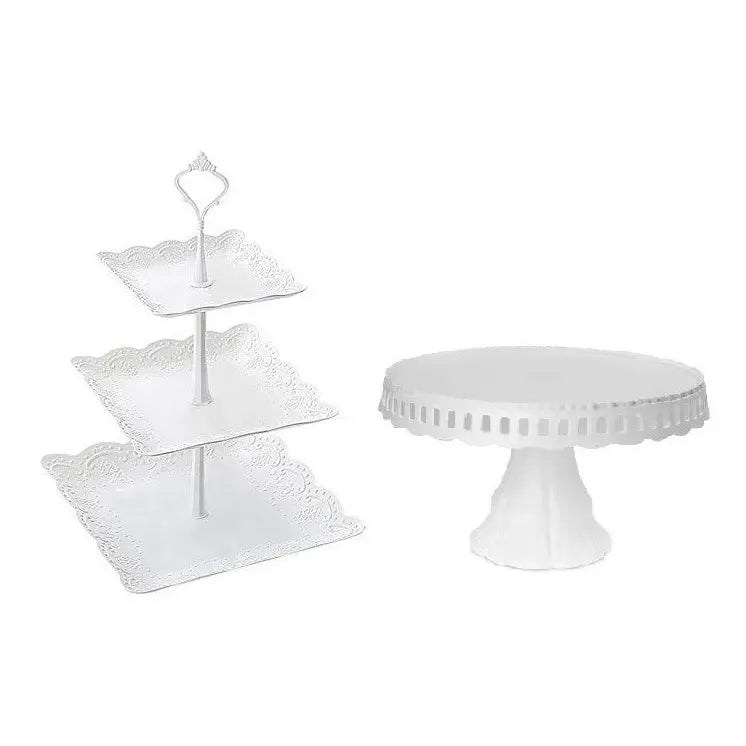 Set 2 Porta Torta Base De Torta Porta Cupcakes Porta Cupcake