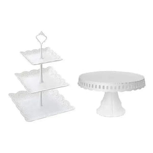 Set 2 Porta Torta Base De Torta Porta Cupcakes Porta Cupcake