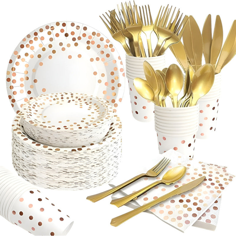 X110 Kit Cumpleaños Vasos Platos Servilletas Desechables