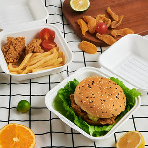 50 Contenedor De Alimentos Envases Desechables Compostables