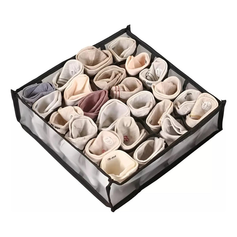 Organizador De Calcetines Separador Cajones Plegable 24cavid Organizador De Ropa Interior Calcetines Almacenador Closet Interior Hogar Organizador De Medias Organizador De Closet Pasteleriuscl