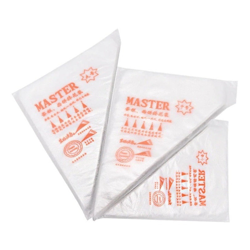 Pack300 Mangas Pasteleras Desechables Manga Desechable S,m,l Transparente