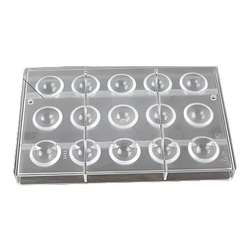 Moldes Chocolate Moldes De Chocolate Policarbonato 15circulo Transparente