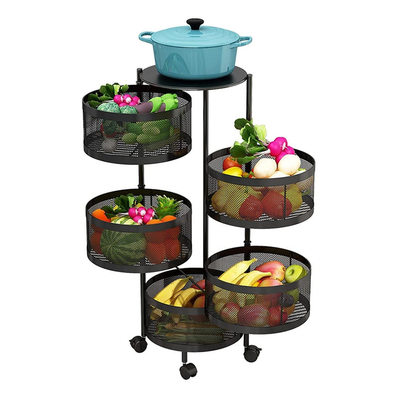 Carro Organizador Ruedas Organizador Para Cocina Baño 5nivel